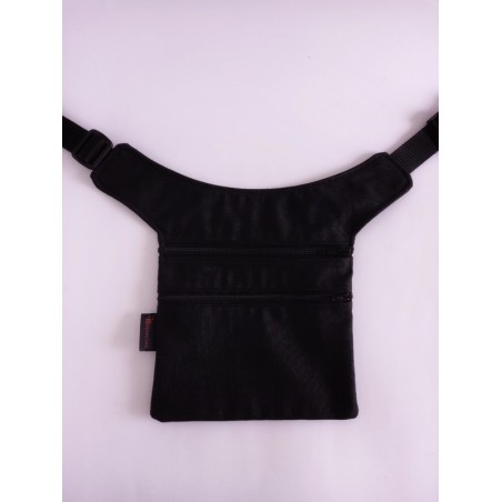 Riñonera double cream negra de dreams sac